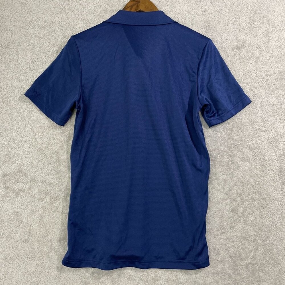 NEW Adidas Men's S Blue Polo Shirt 100% Recycled Polyester Short Sleeve - Picture 3 of 7